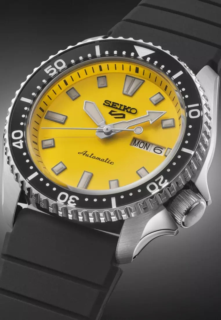 SRPL87K1 - SEIKO 5 Sports ' Ki-iro (yellow) Dial'